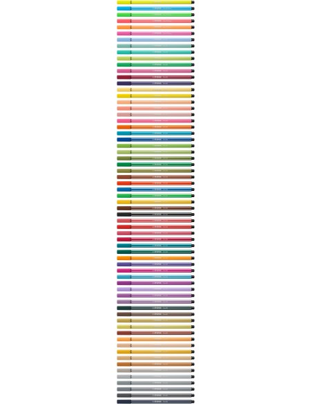  C/10 rotulador stabilo pen 68 rosa claro nº29 punta 1,omm 